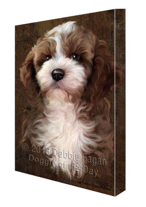 Rustic Cockapoo Dog Canvas Print Wall Art Décor CVS107738