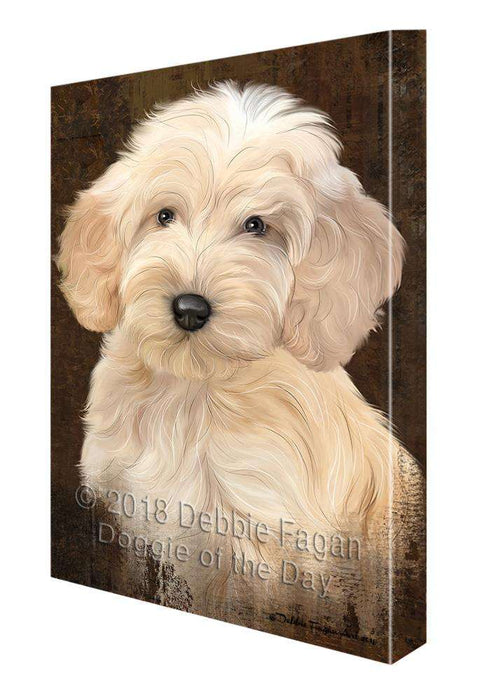 Rustic Cockapoo Dog Canvas Print Wall Art Décor CVS107747