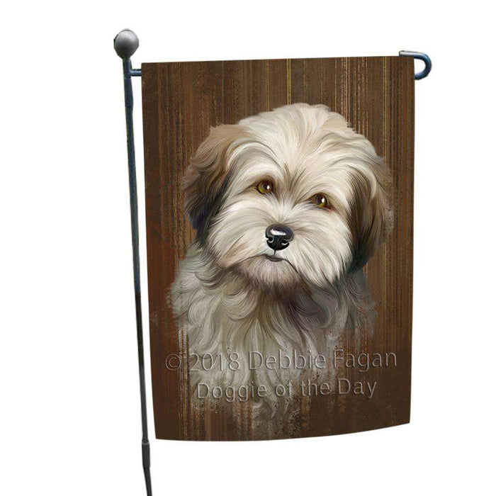 Rustic Cockapoo Dog Garden Flag GFLG50435