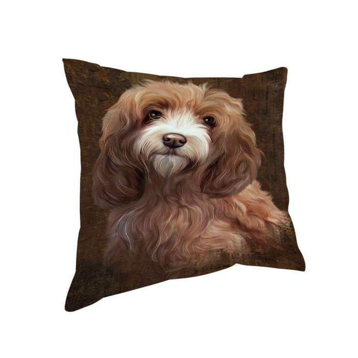 Rustic Cockapoo Dog Pillow PIL74340
