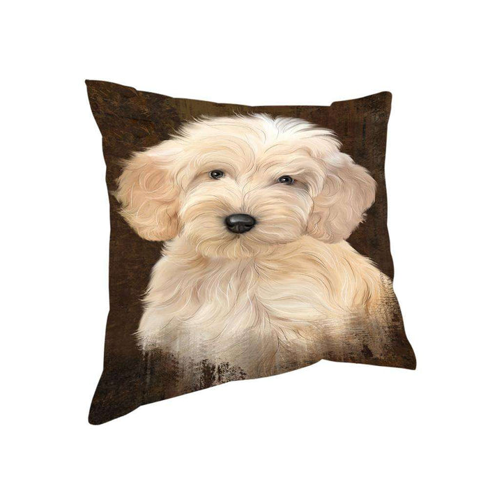 Rustic Cockapoo Dog Pillow PIL74356