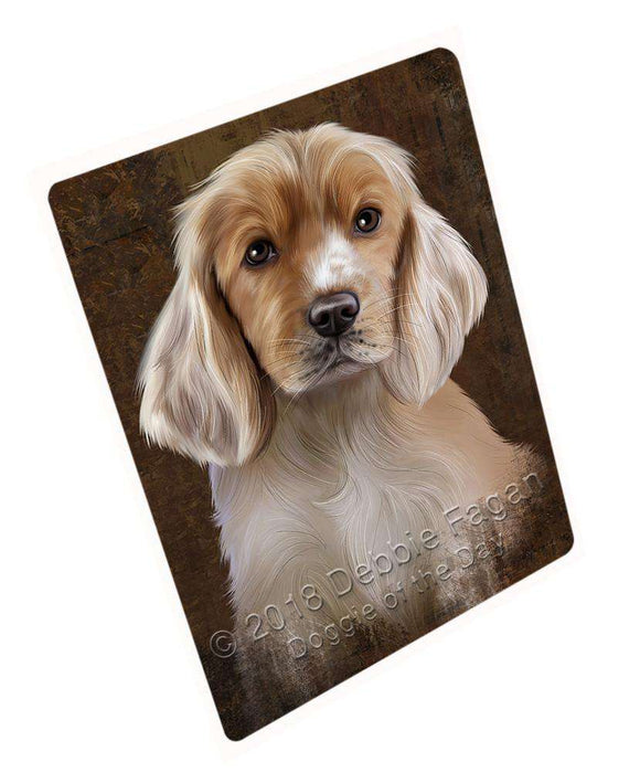 Rustic Cocker Spaniel Dog Blanket BLNKT107265
