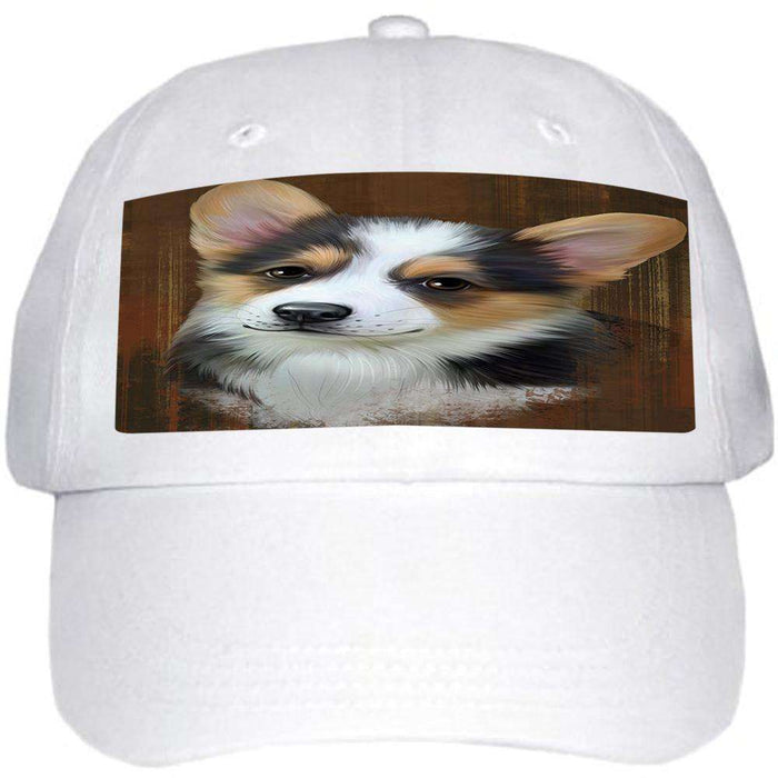 Rustic Corgi Dog Ball Hat Cap HAT54912