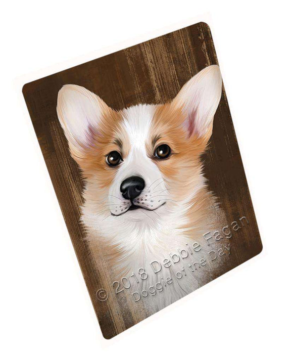 Rustic Corgi Dog Blanket BLNKT69627