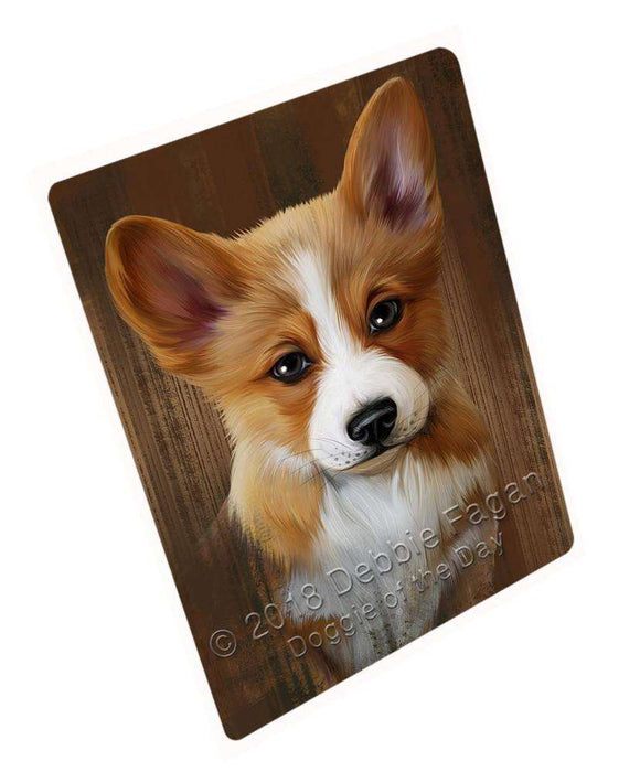 Rustic Corgi Dog Blanket BLNKT69636