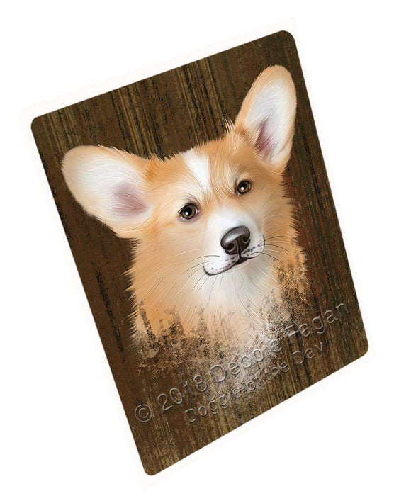 Rustic Corgi Dog Blanket BLNKT71103