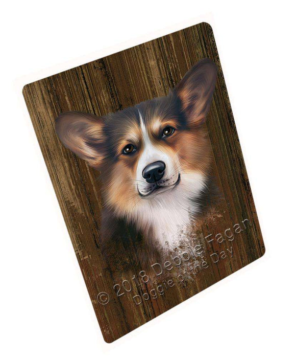 Rustic Corgi Dog Blanket BLNKT71121