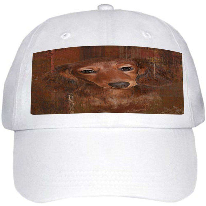 Rustic Dachshund Dog Ball Hat Cap HAT48387