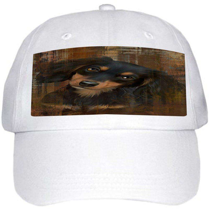 Rustic Dachshund Dog Ball Hat Cap HAT48393