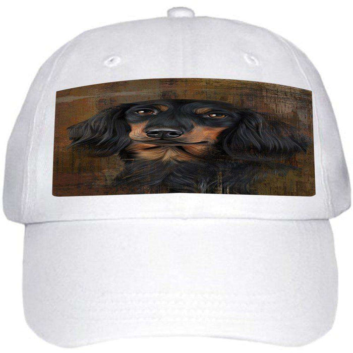 Rustic Dachshund Dog Ball Hat Cap HAT48396