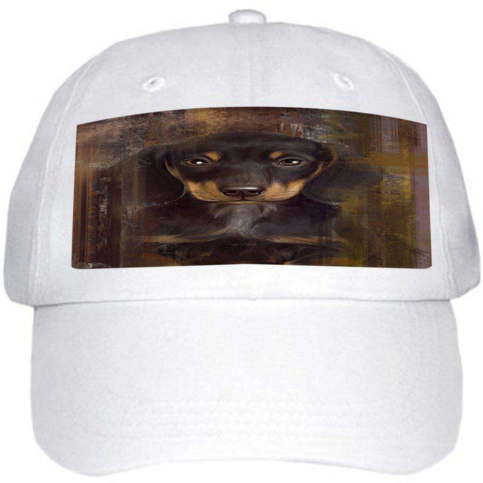 Rustic Dachshund Dog Ball Hat Cap HAT48399