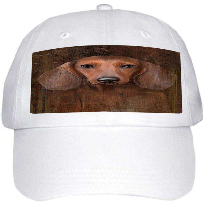 Rustic Dachshund Dog Ball Hat Cap HAT48405