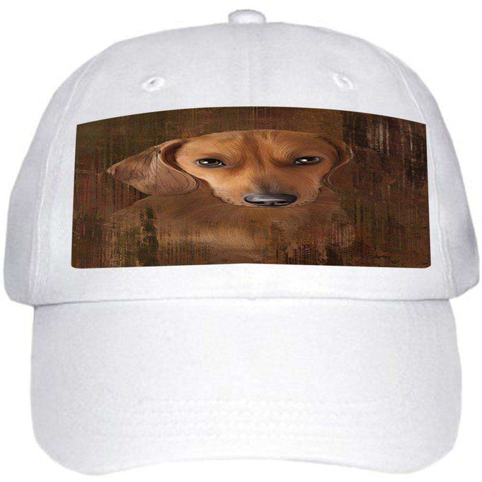 Rustic Dachshund Dog Ball Hat Cap HAT48408