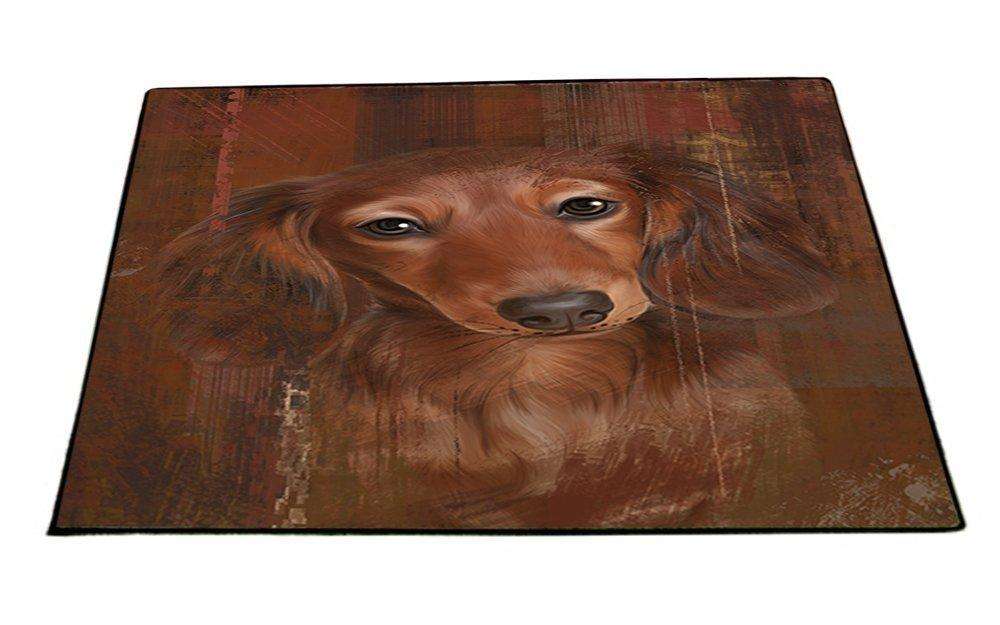 Rustic Dachshund Dog Floormat FLMS48375