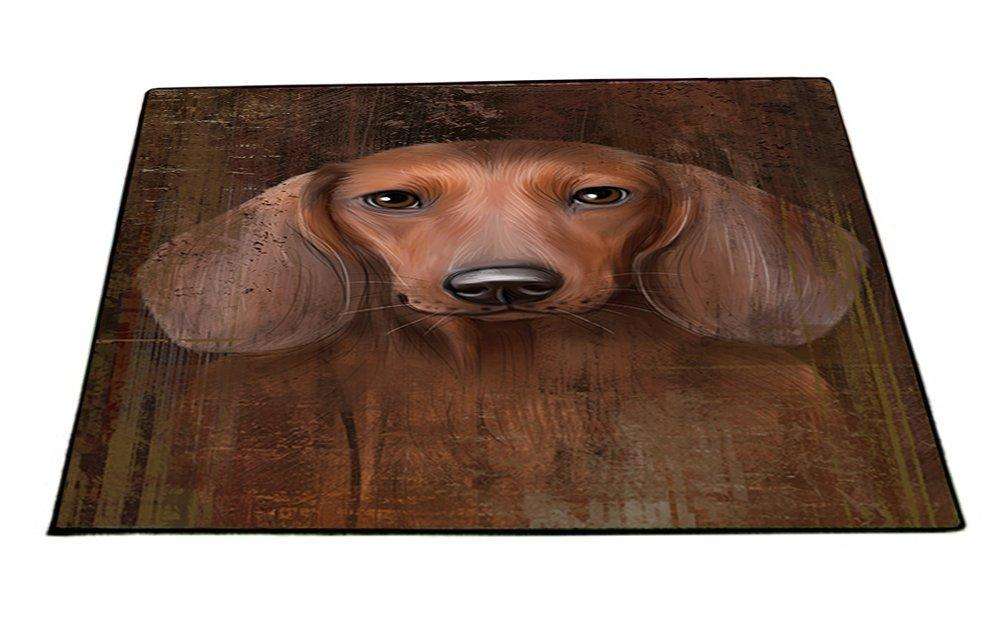 Rustic Dachshund Dog Floormat FLMS48393