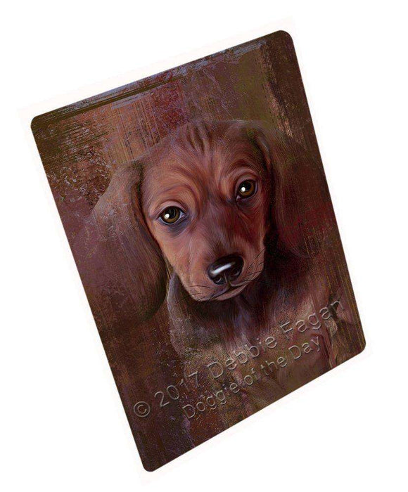 Rustic Dachshund Dog Large Refrigerator / Dishwasher RMAG49344