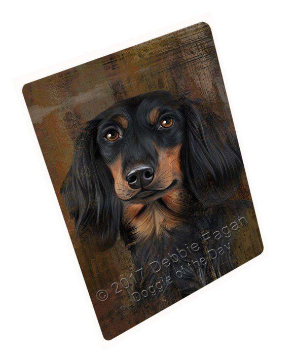 Rustic Dachshund Dog Large Refrigerator / Dishwasher RMAG49356