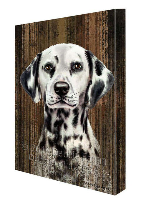 Rustic Dalmatian Dog Canvas Print Wall Art Décor CVS69785