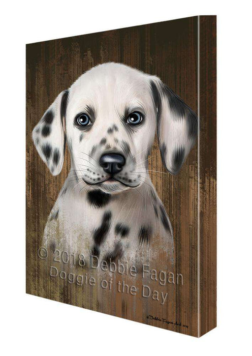 Rustic Dalmatian Dog Canvas Print Wall Art Décor CVS69794