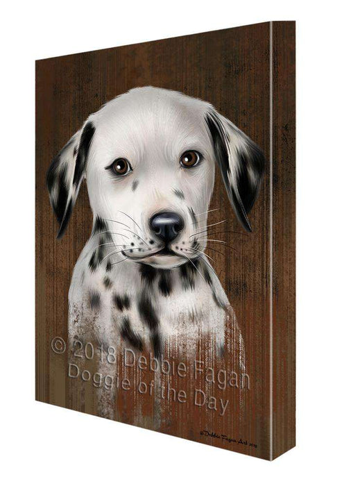 Rustic Dalmatian Dog Canvas Print Wall Art Décor CVS69803