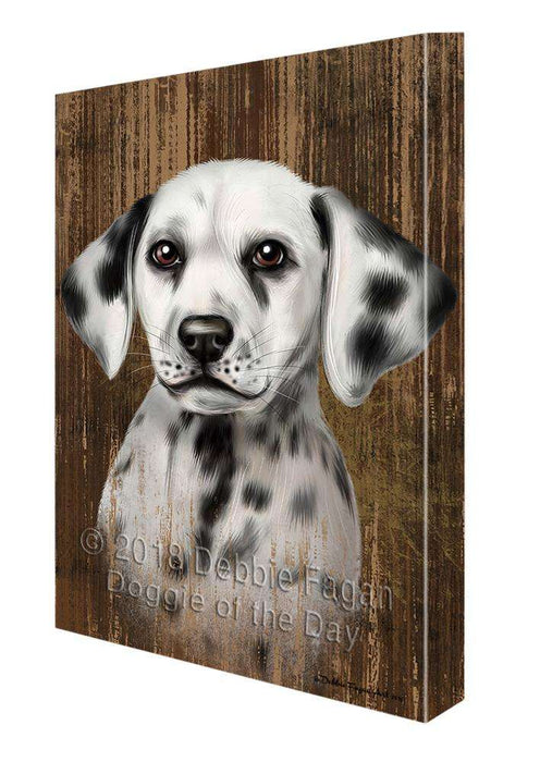 Rustic Dalmatian Dog Canvas Print Wall Art Décor CVS69812