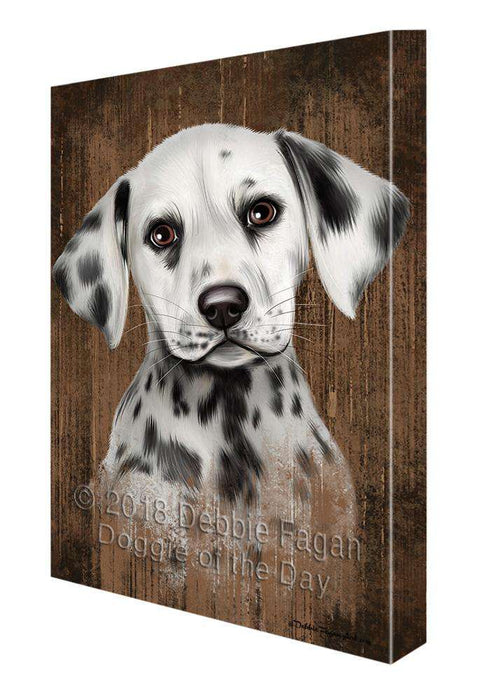 Rustic Dalmatian Dog Canvas Print Wall Art Décor CVS69821