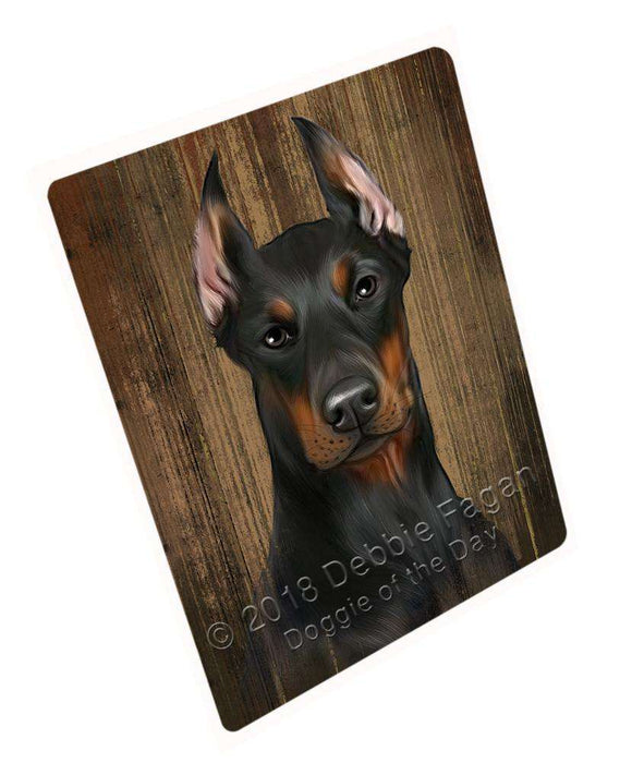 Rustic Doberman Pinscher Dog Cutting Board C55227