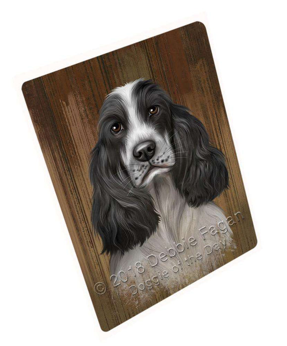 Rustic English Cocker Spaniel Dog Cutting Board C55707