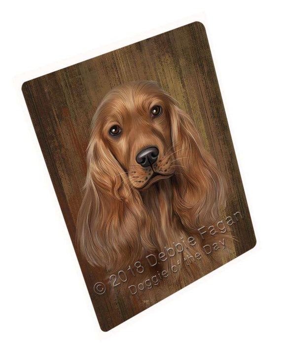Rustic English Cocker Spaniel Dog Cutting Board C55716