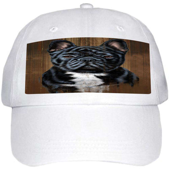 Rustic French Bulldog Ball Hat Cap HAT54951