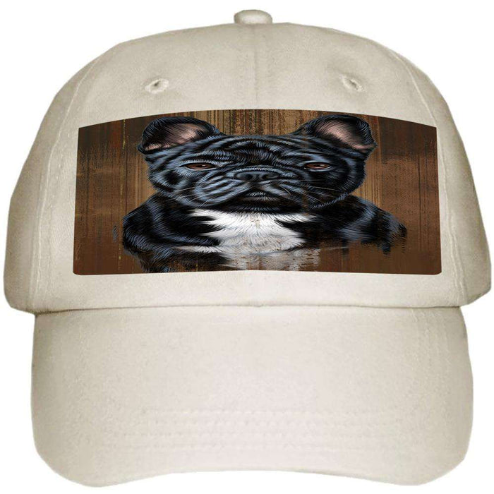 Rustic French Bulldog Ball Hat Cap HAT54951