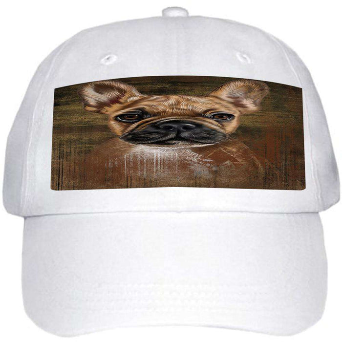 Rustic French Bulldog Ball Hat Cap HAT54954