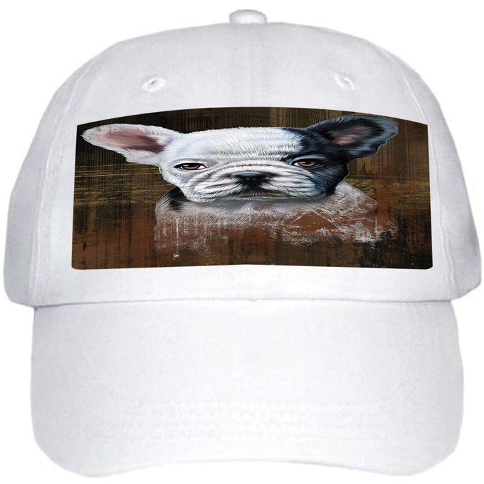 Rustic French Bulldog Ball Hat Cap HAT54963