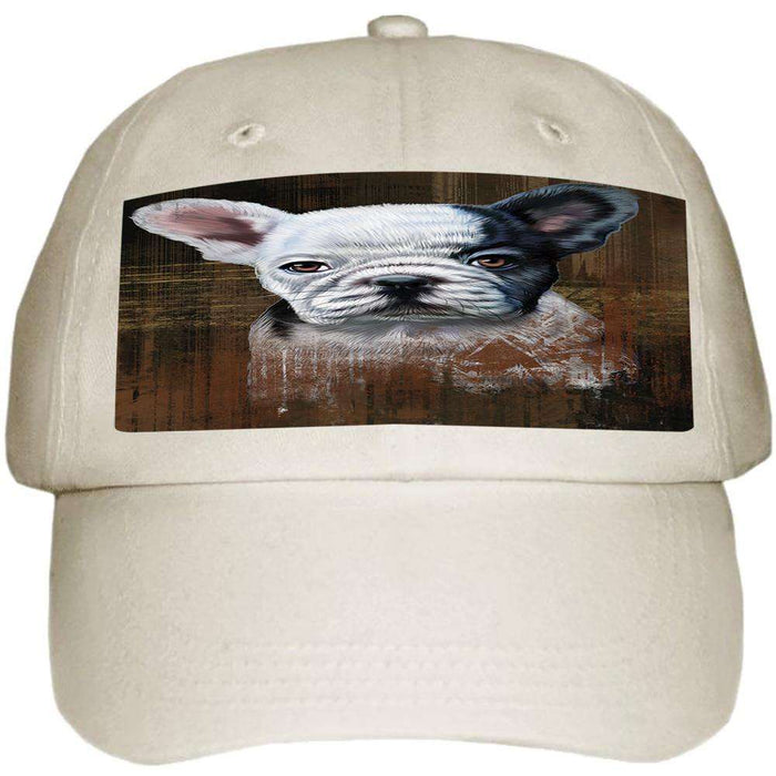 Rustic French Bulldog Ball Hat Cap HAT54963