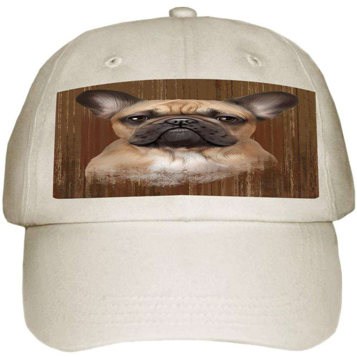 Rustic French Bulldog Ball Hat Cap HAT55428