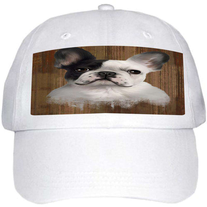 Rustic French Bulldog Ball Hat Cap HAT55431