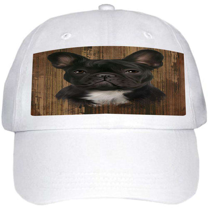 Rustic French Bulldog Ball Hat Cap HAT55434