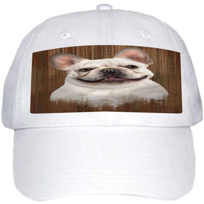 Rustic French Bulldog Ball Hat Cap HAT55437