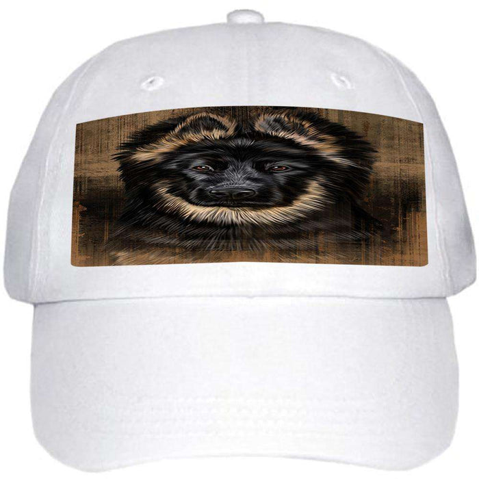 Rustic German Shepherd Dog Ball Hat Cap HAT54969