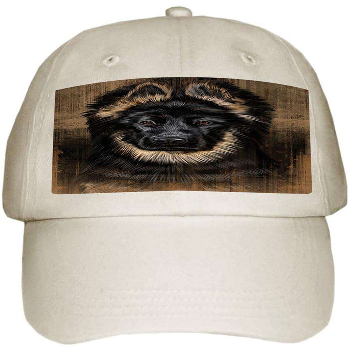 Rustic German Shepherd Dog Ball Hat Cap HAT54969