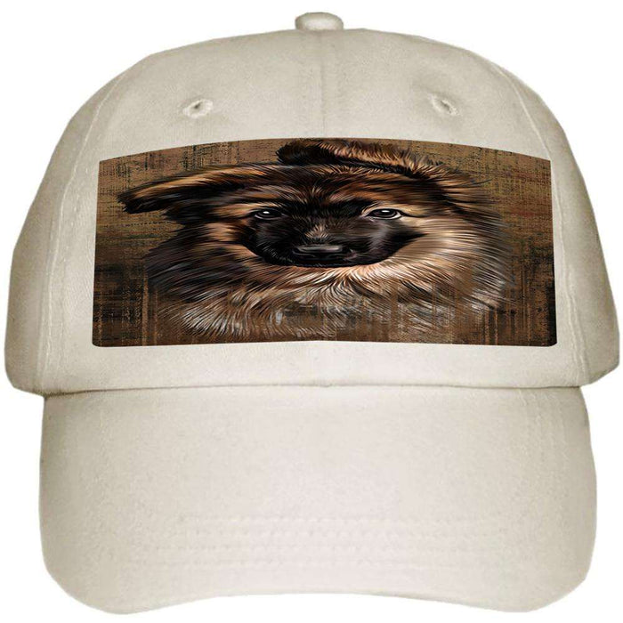 Rustic German Shepherd Dog Ball Hat Cap HAT54972