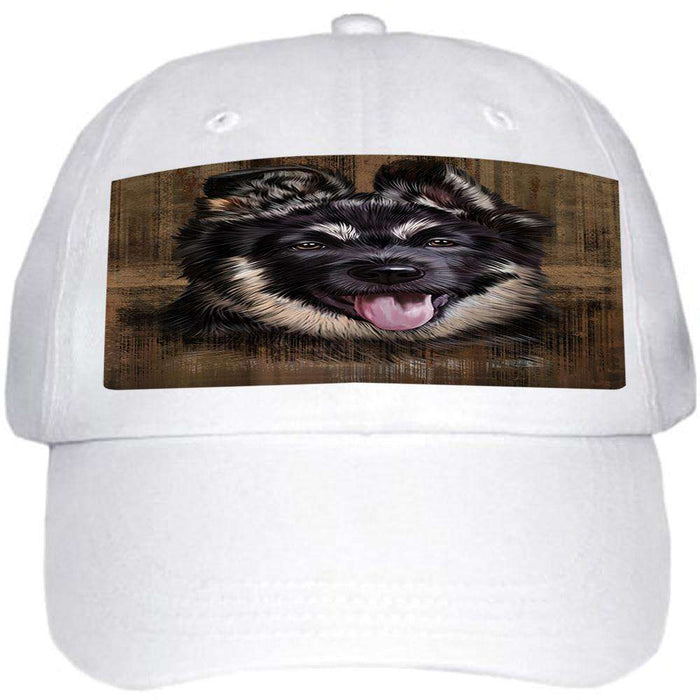 Rustic German Shepherd Dog Ball Hat Cap HAT54978