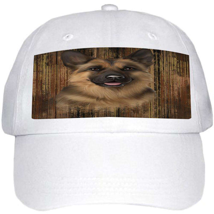 Rustic German Shepherd Dog Ball Hat Cap HAT55440