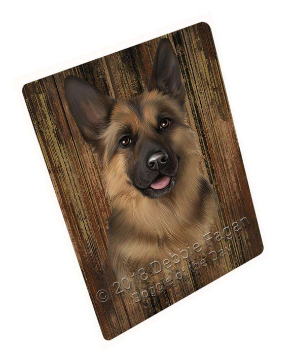 Rustic German Shepherd Dog Blanket BLNKT71202