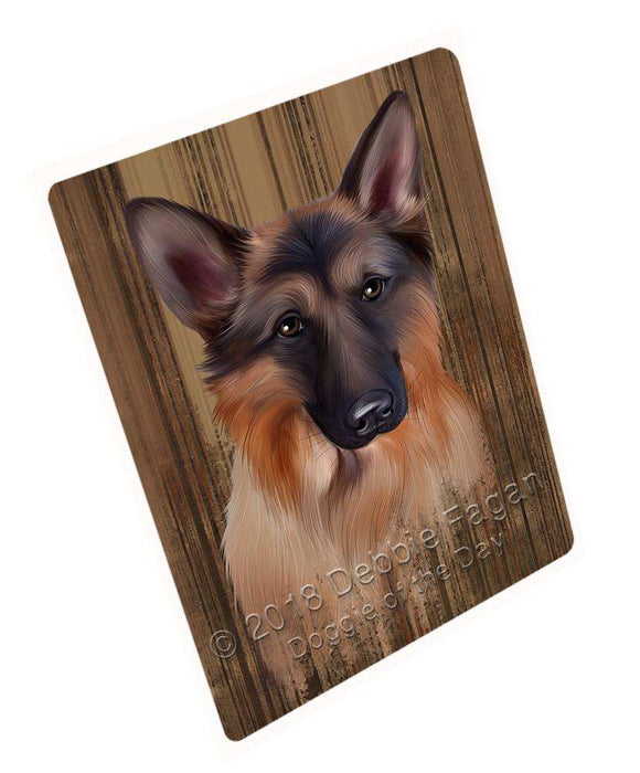 Rustic German Shepherd Dog Blanket BLNKT71211