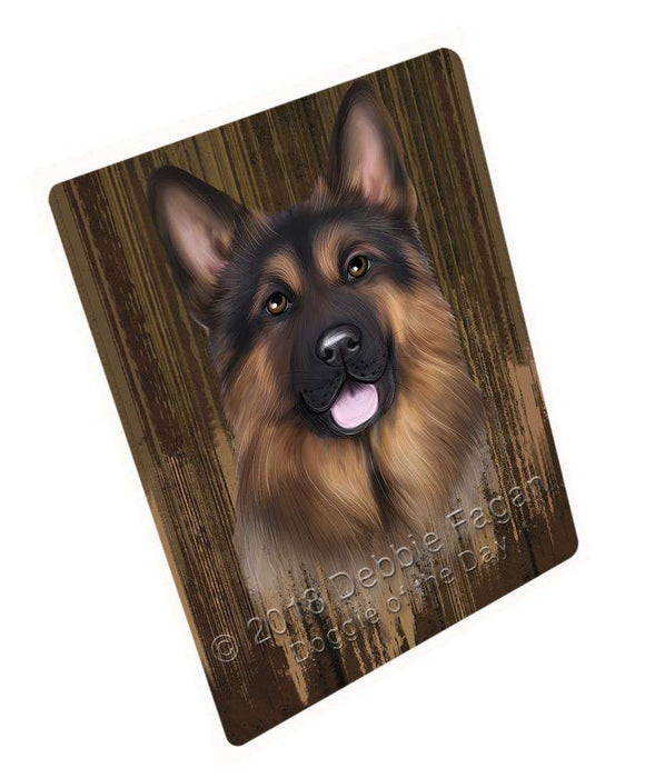 Rustic German Shepherd Dog Blanket BLNKT71220