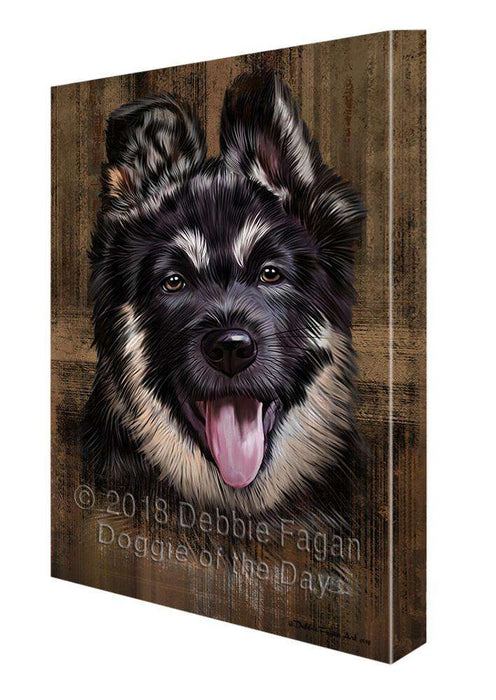 Rustic German Shepherd Dog Canvas Print Wall Art Décor CVS69956