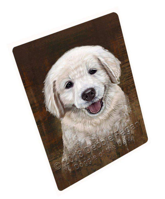 Rustic Golden Retriever Dog Blanket BLNKT50214