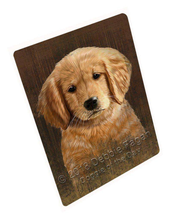 Rustic Golden Retriever Dog Blanket BLNKT50223