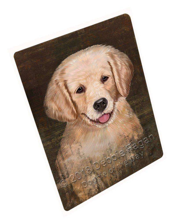 Rustic Golden Retriever Dog Blanket BLNKT50250